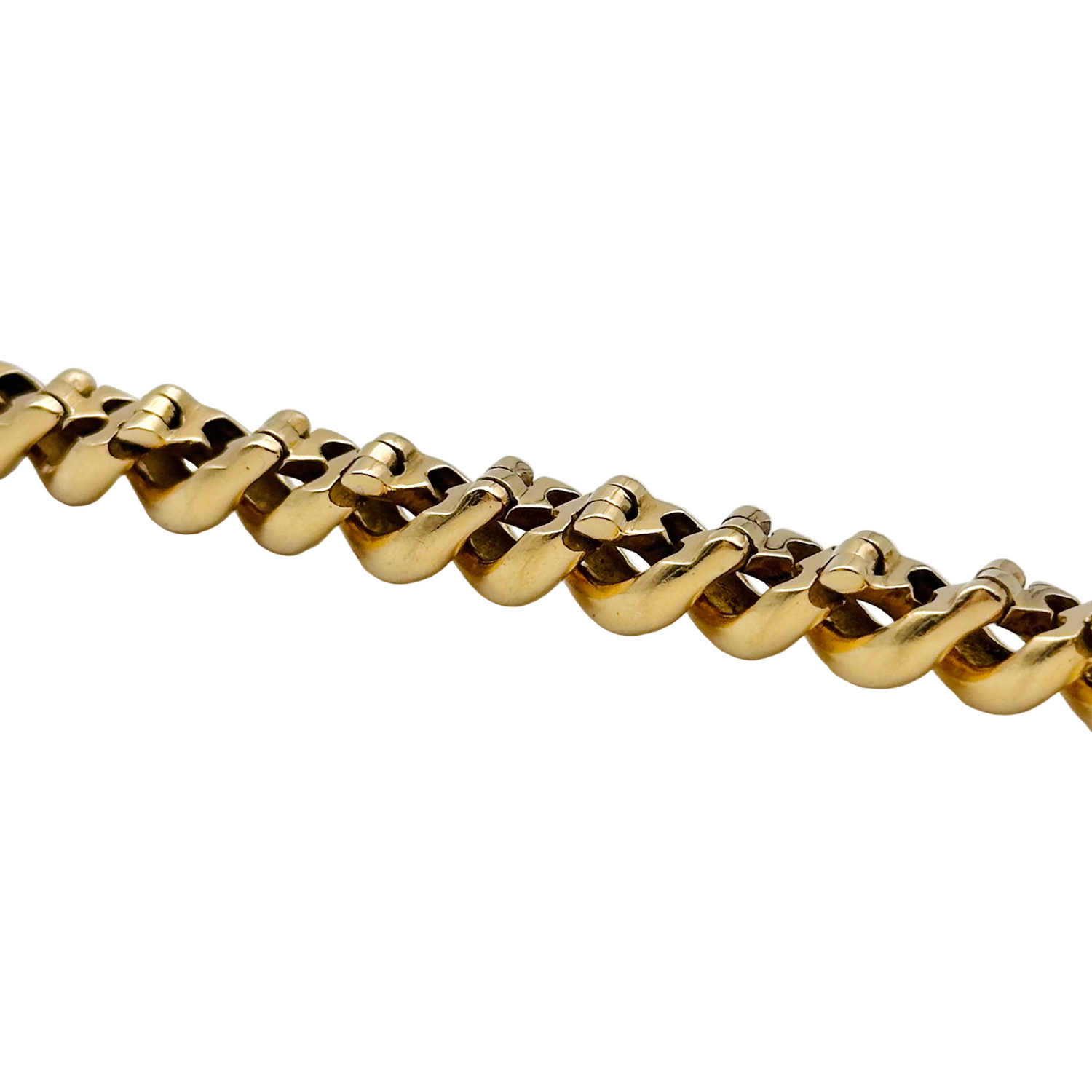 HERMÈS "Torsade" Mesh Bracelet in yellow gold