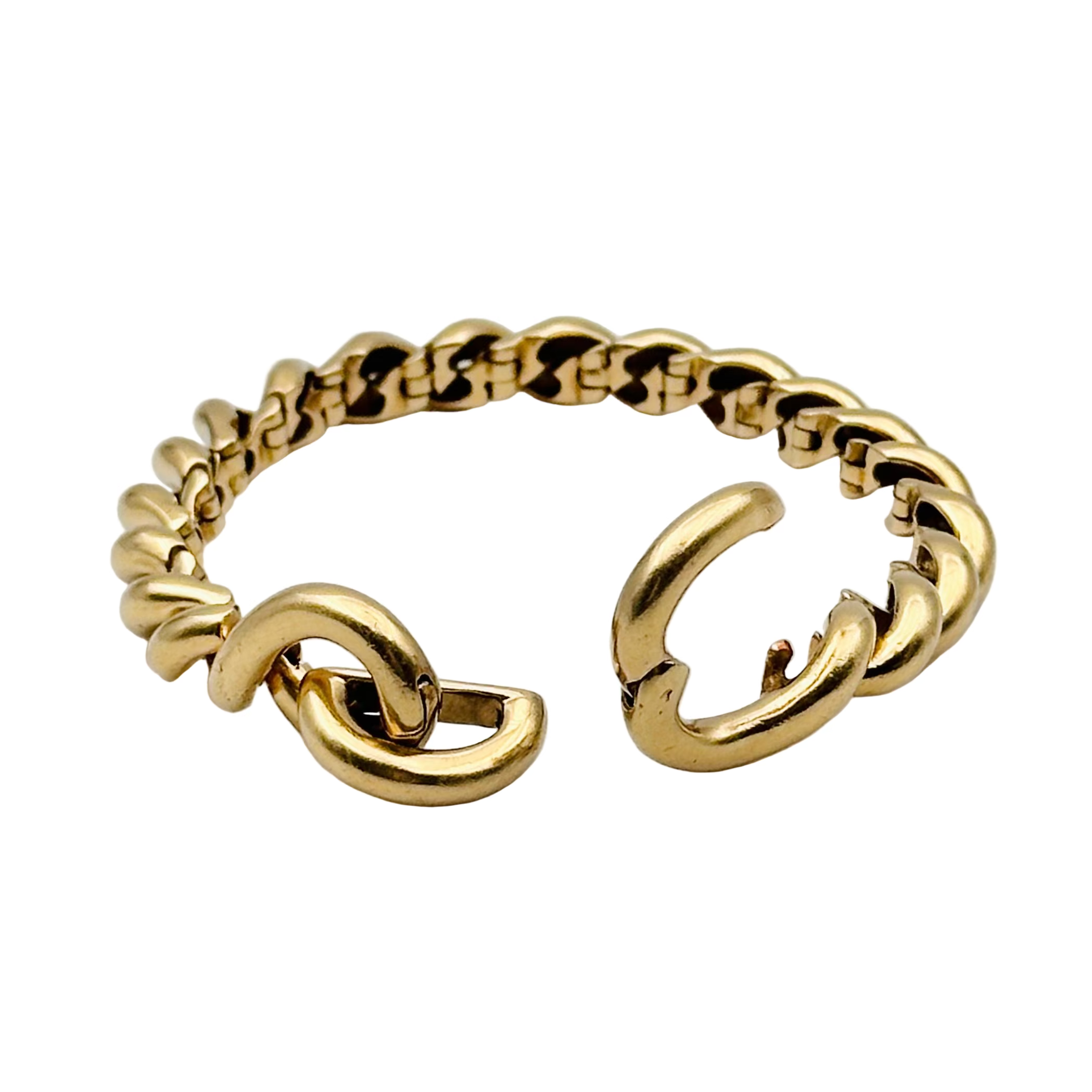 Bracelet Maille HERMÈS Torsade en or jaune