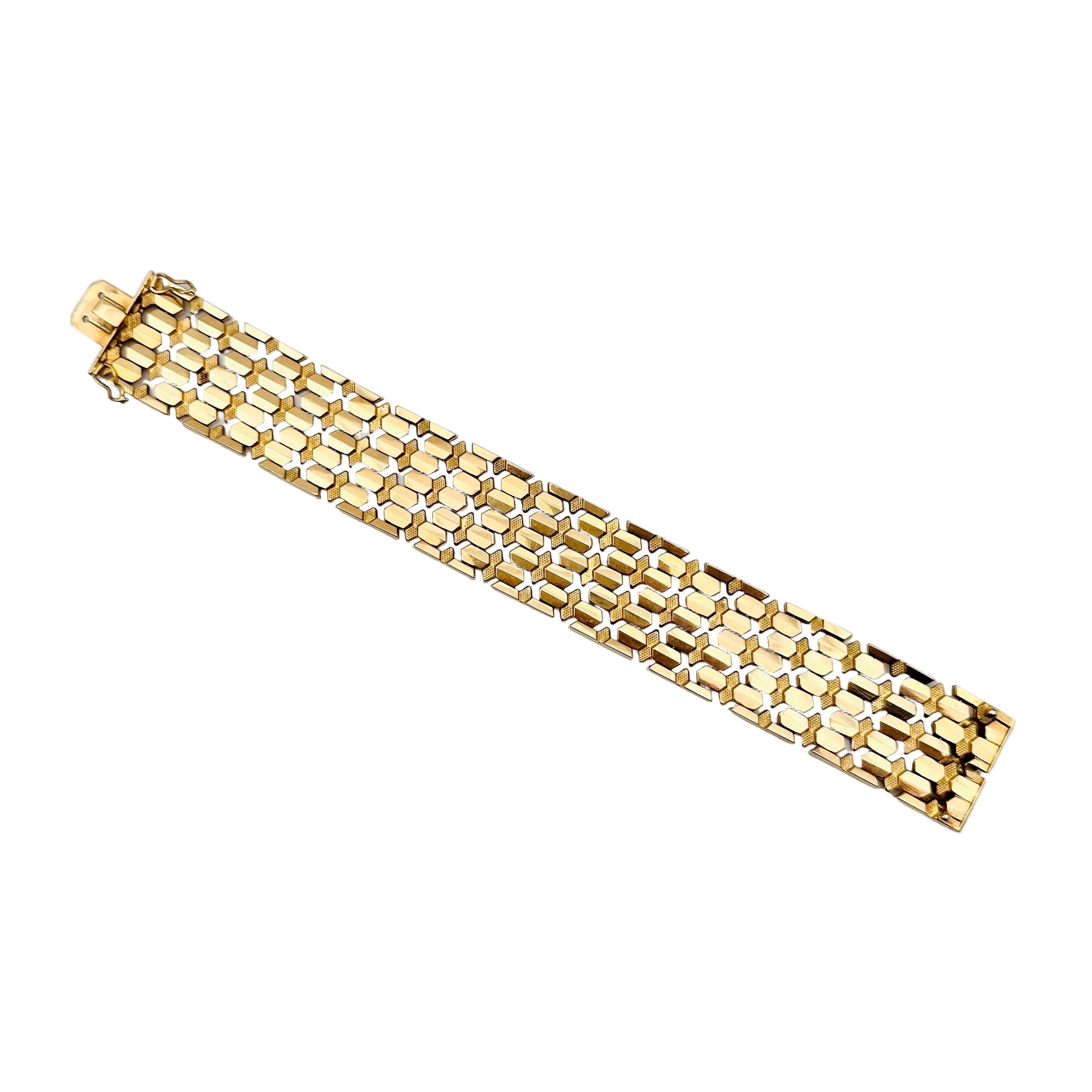 Bracelet Maille FABBRICA OREFICIERA BIFFI en or jaune