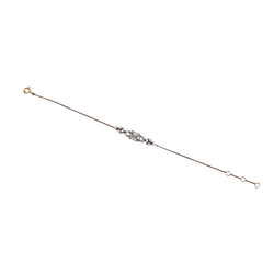 Bracelet en or rose et diamants