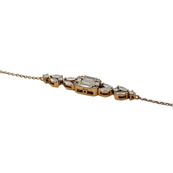 Bracelet en or rose et diamants