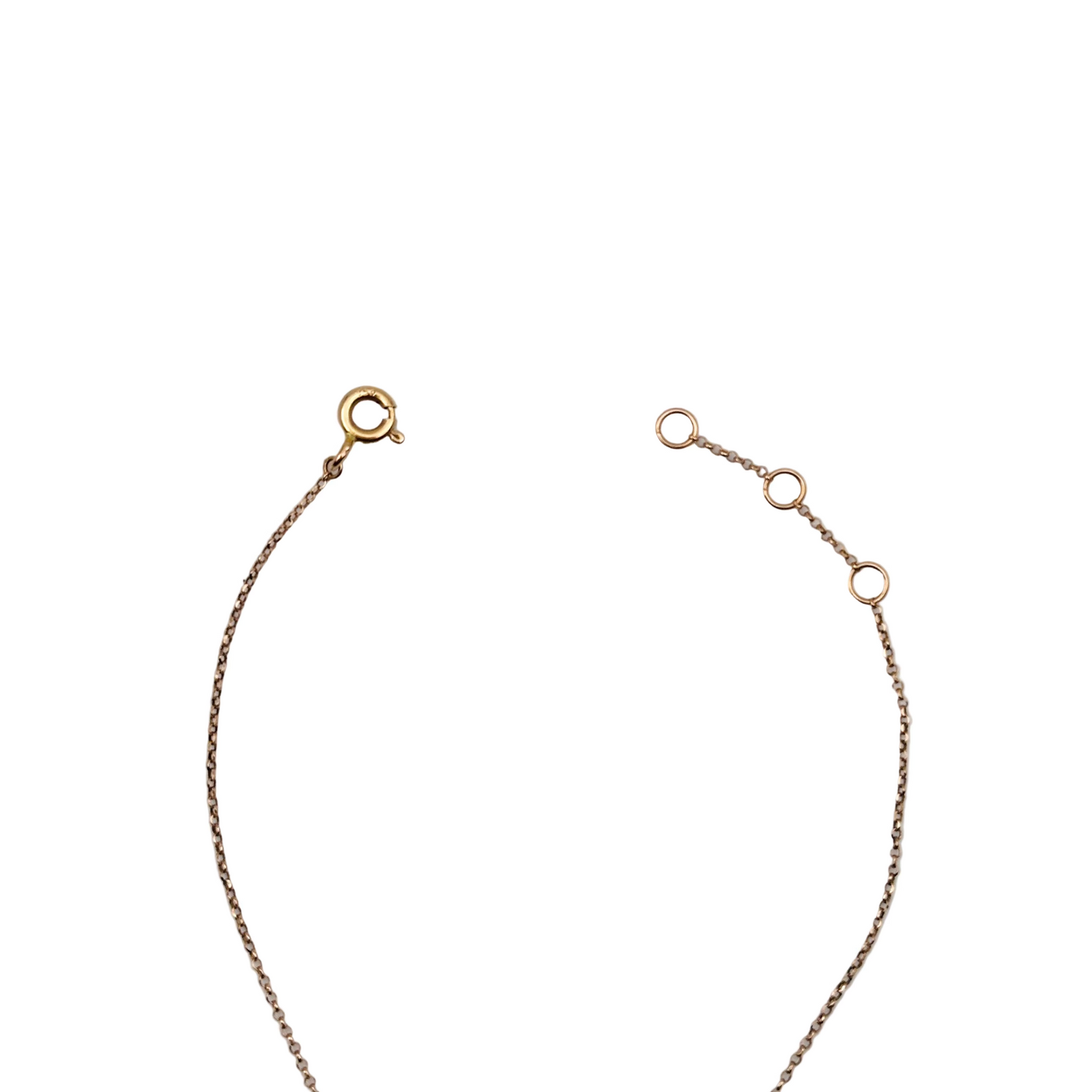 Rose gold and diamond bracelet