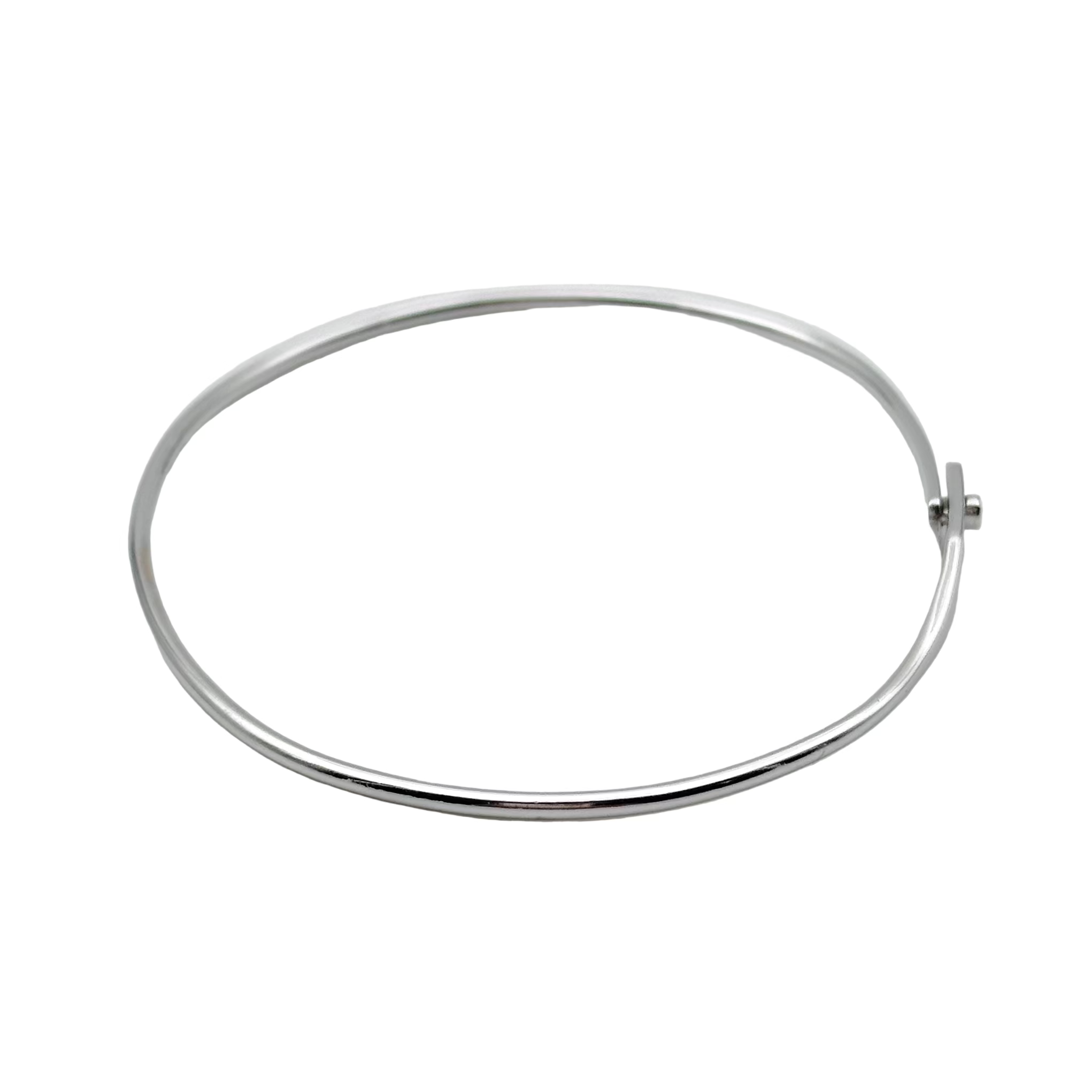 Bracelet Jonc DINH VAN Serrure en or blanc