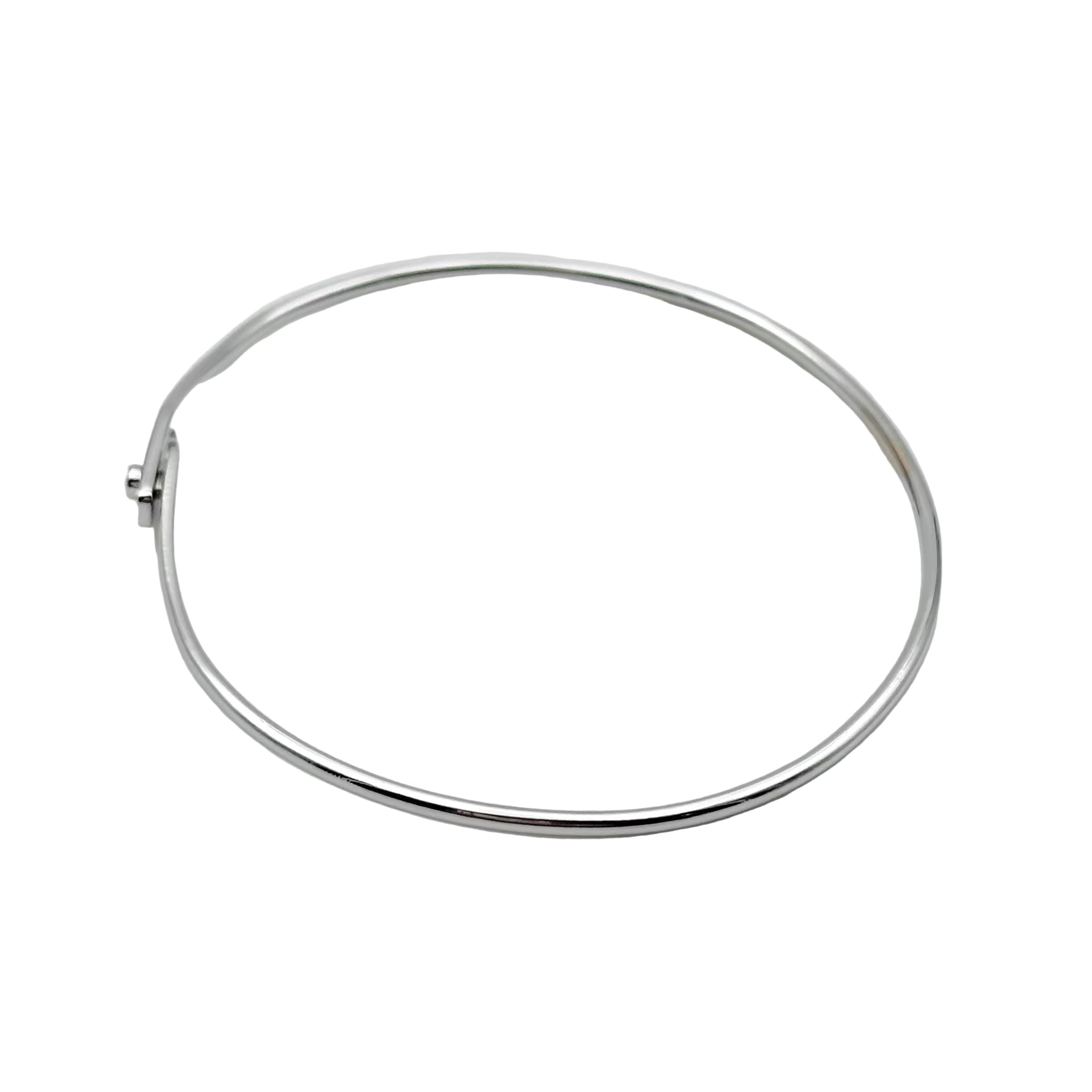 Bracelet Jonc DINH VAN "Serrure" en or blanc