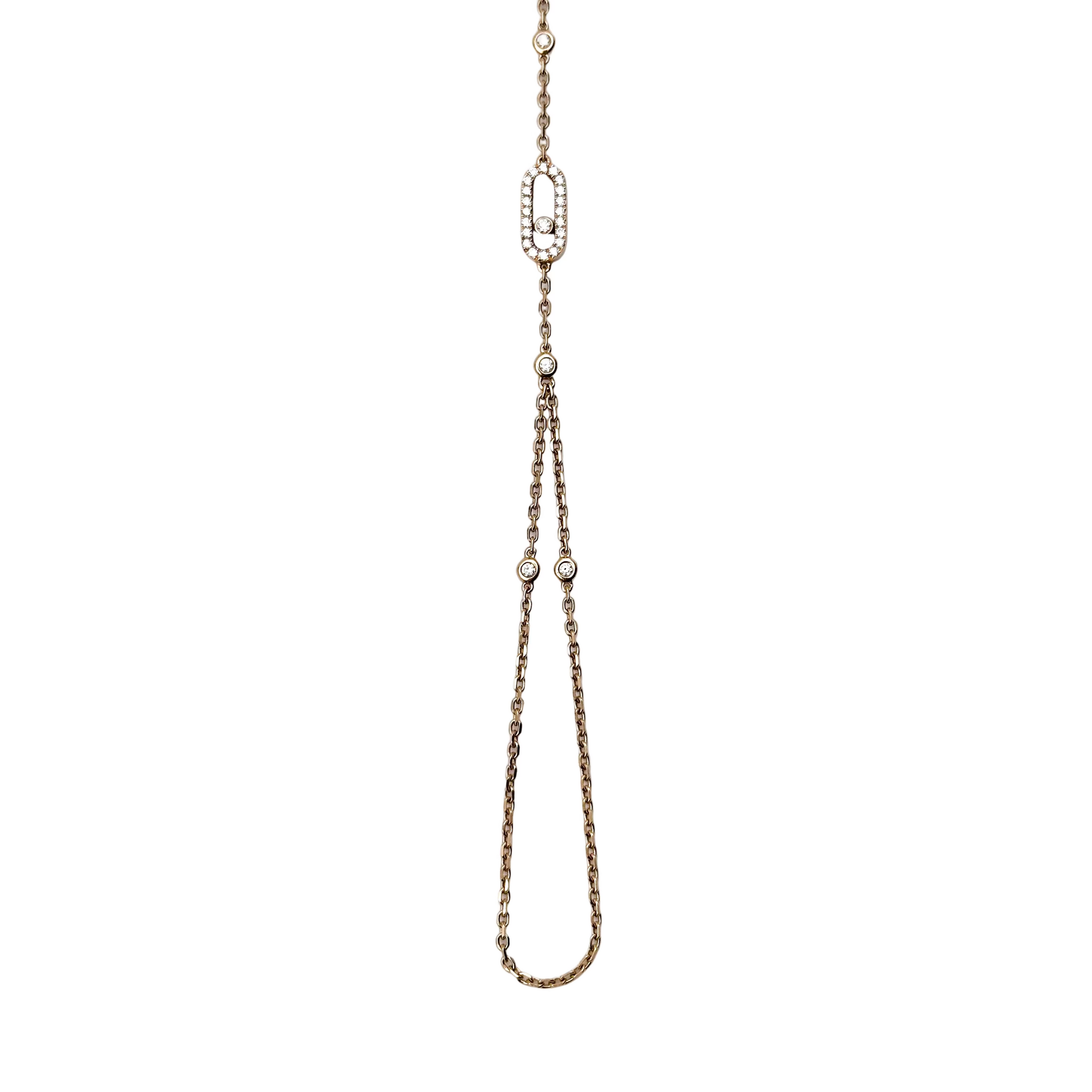 Bracelet MESSIKA "Move Uno" en or rose  et diamants