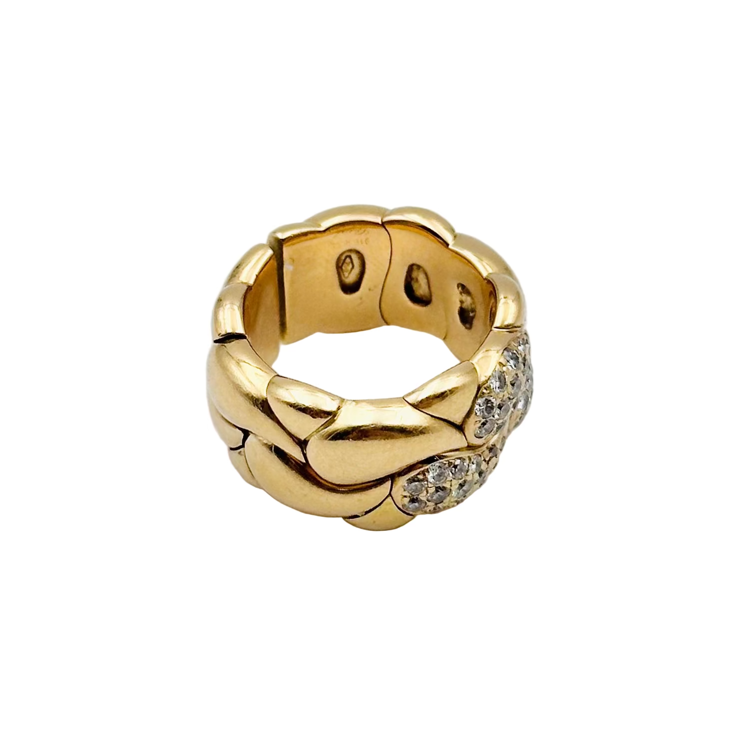 Bague CHOPARD Casmir en or jaune et diamants