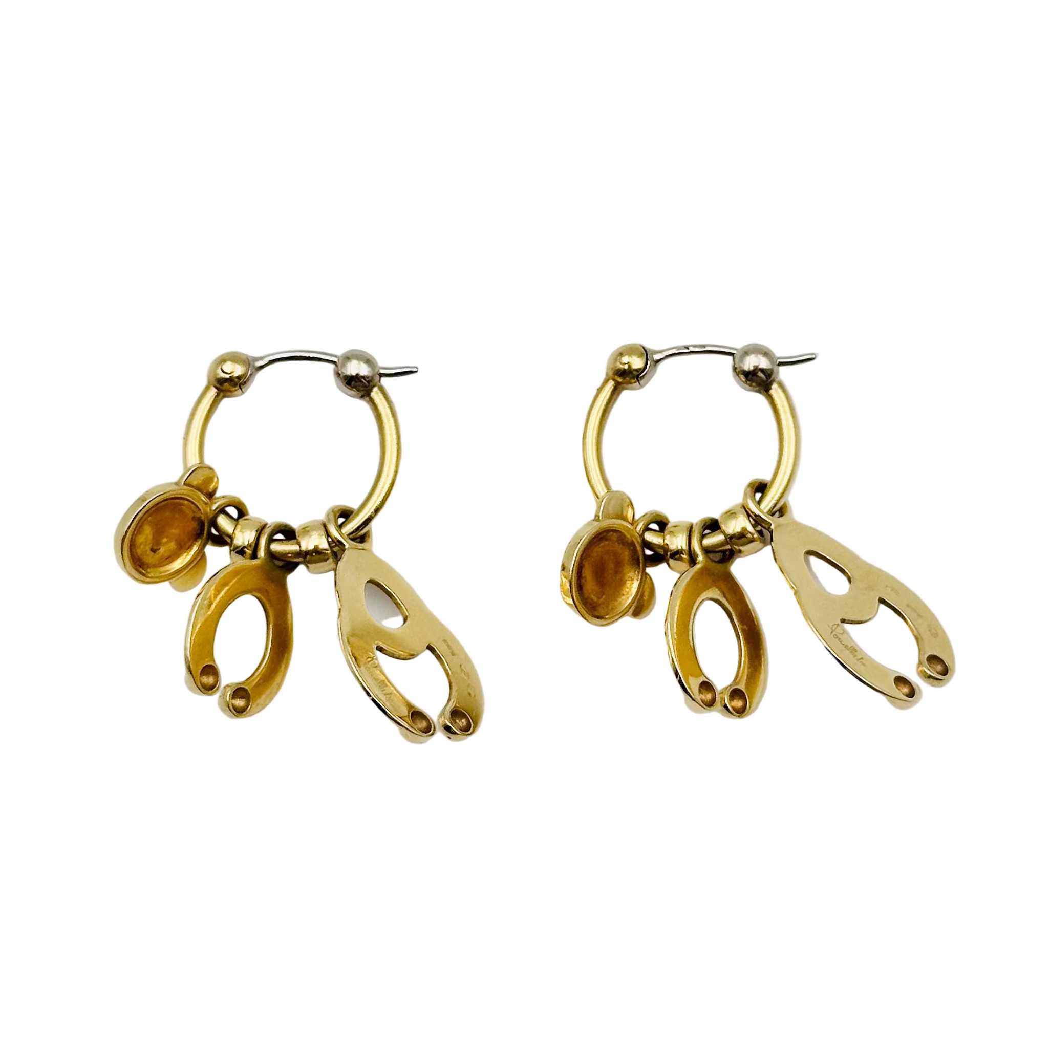 Boucles d'oreilles POMELLATO Orsetto en or jaune