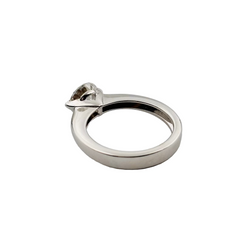 Bague Solitaire en or blanc et diamant