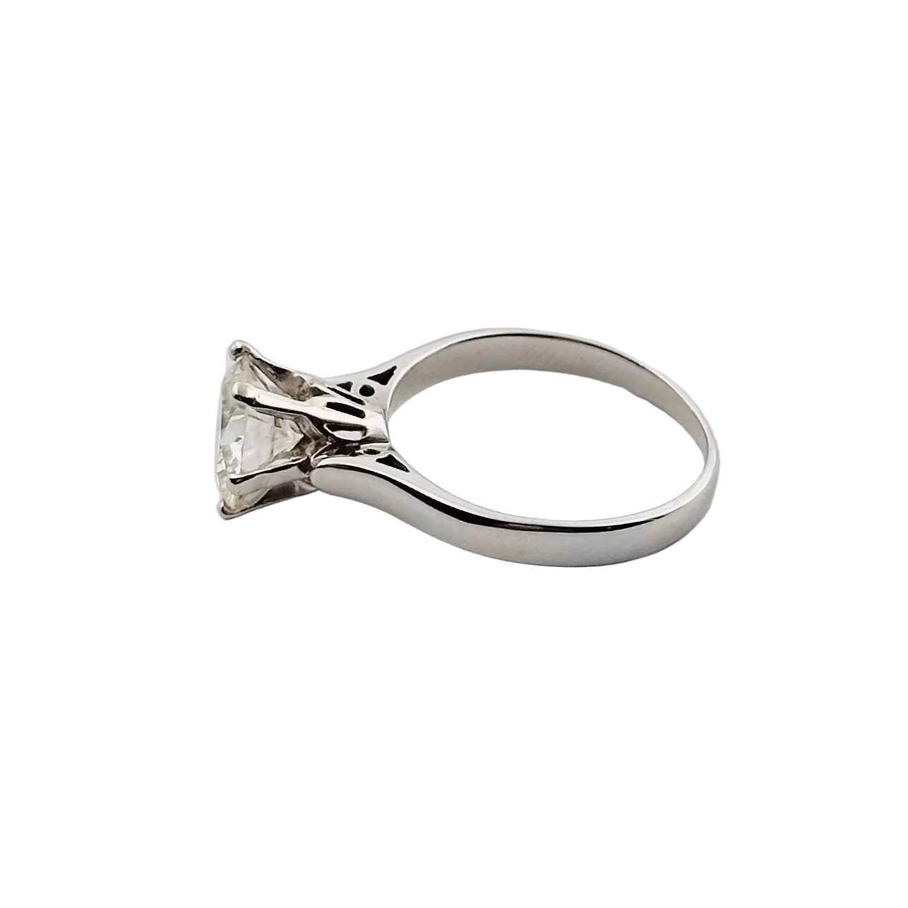 Ring solo in white gold and diamond