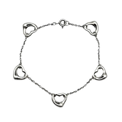 Bracelet TIFFANY&CO. Elsa Peretti Open Heart en argent