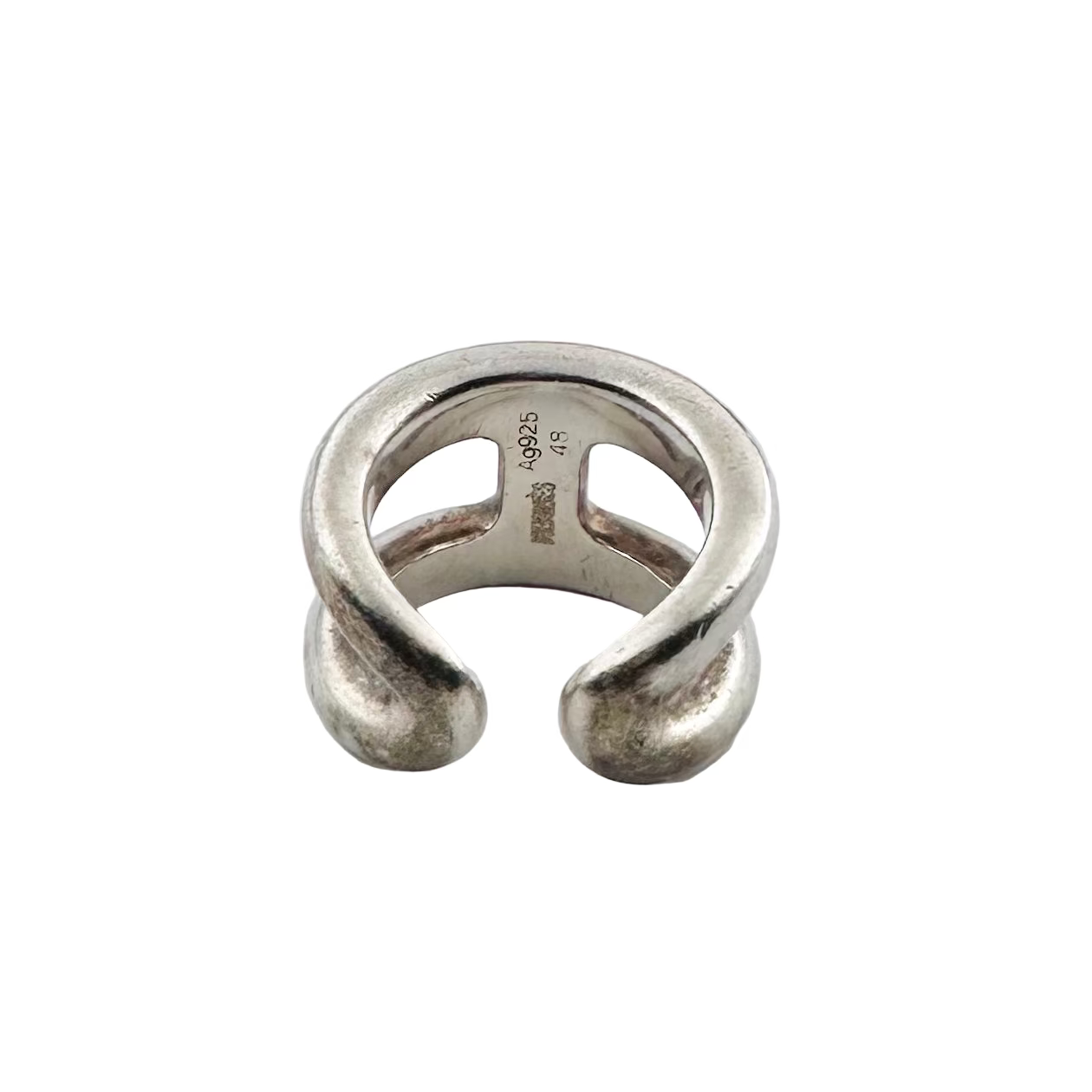 Bague HERMÈS Osmose PM en argent