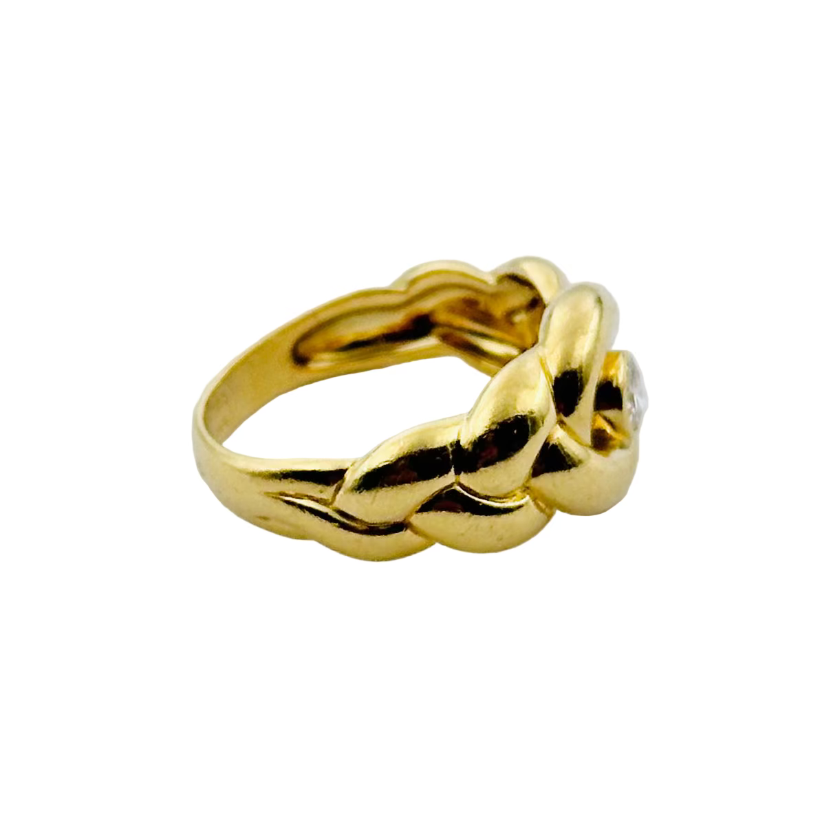 Bague VAN CLEEF & ARPELS en or jaune et diamant