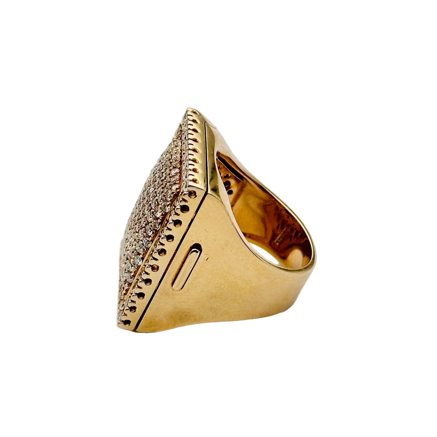 BIBIGI Interchangeable Cocktail Ring in yellow gold, chalcedony, emeralds, rubies, sapphires, turquoise, and diamonds
