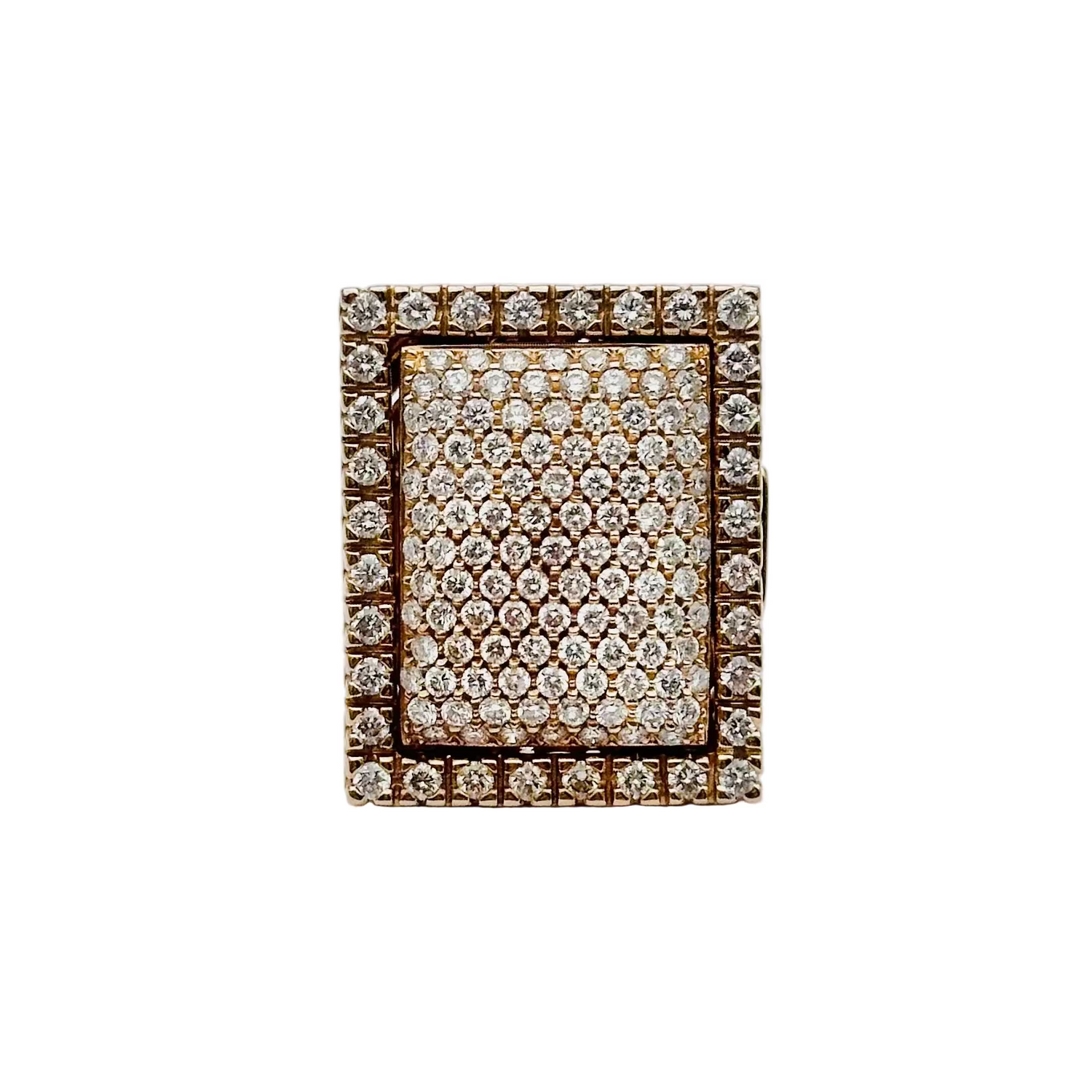 BIBIGI Interchangeable Cocktail Ring in yellow gold, chalcedony, emeralds, rubies, sapphires, turquoise, and diamonds