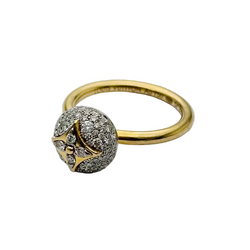 Bague LOUIS VUITTON "B Blossom" en or jaune et diamants