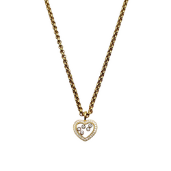 Collier Pendentif CHOPARD Happy Diamonds Icons en or jaune et diamants
