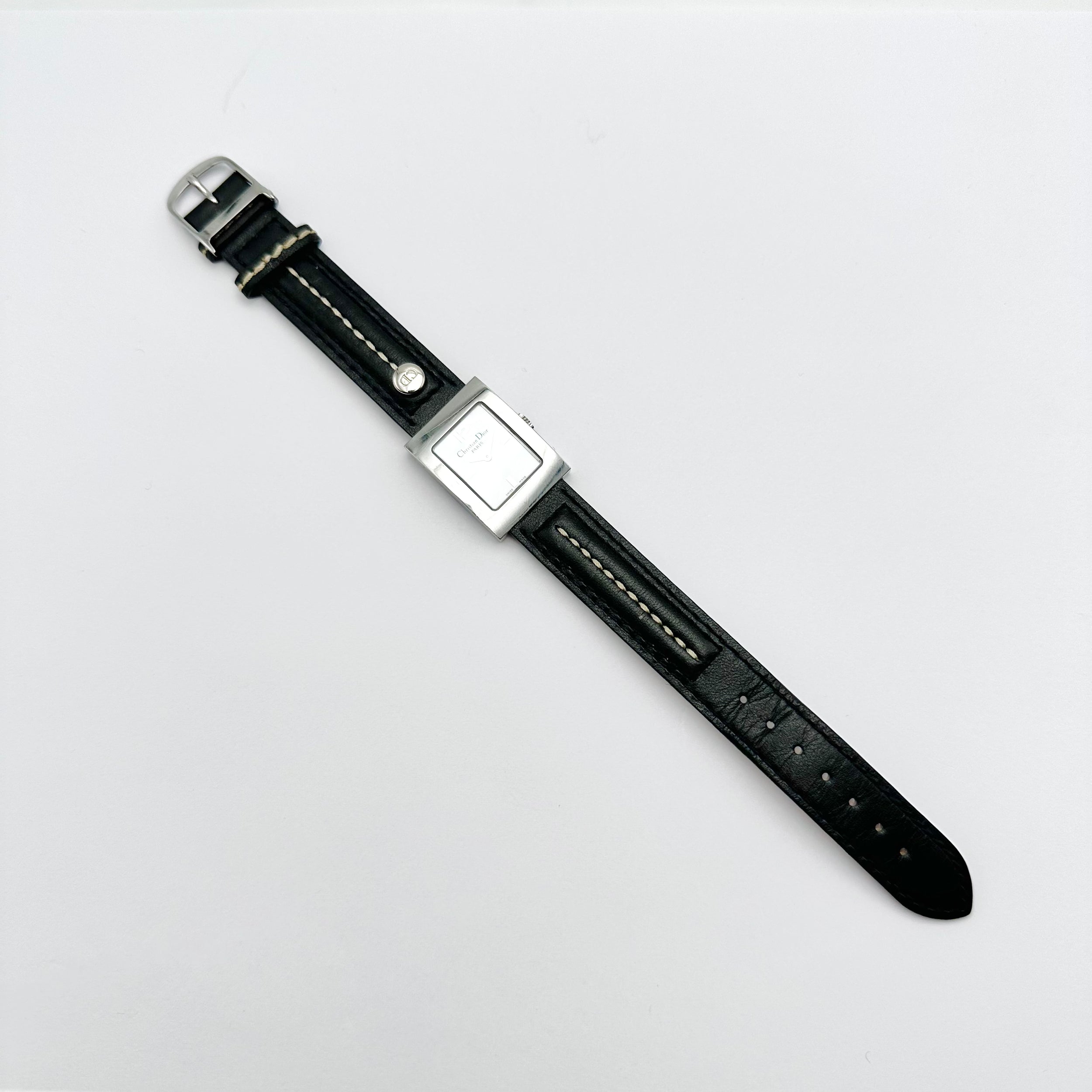 Montre CHRISTIAN DIOR "Maris" en acier et cuir