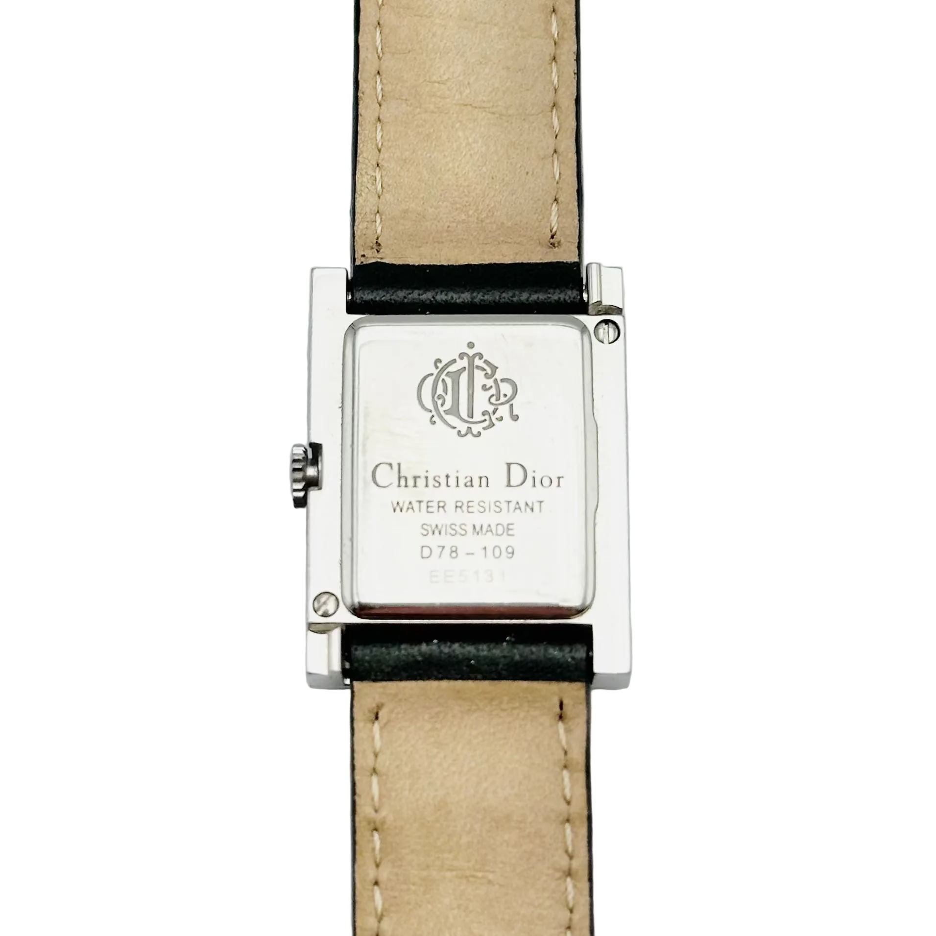 Montre CHRISTIAN DIOR "Maris" en acier et cuir