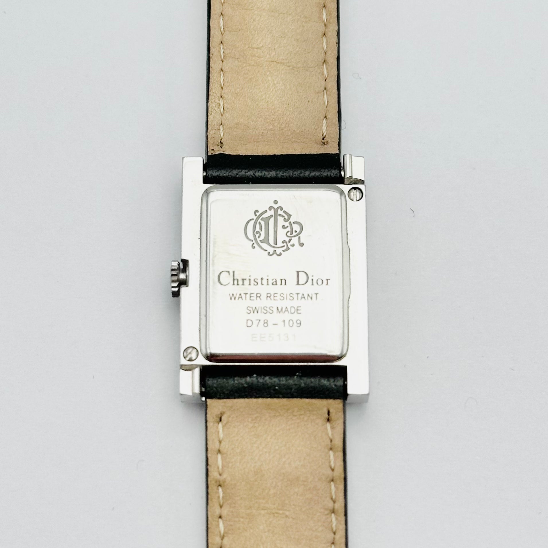 Montre CHRISTIAN DIOR "Maris" en acier et cuir