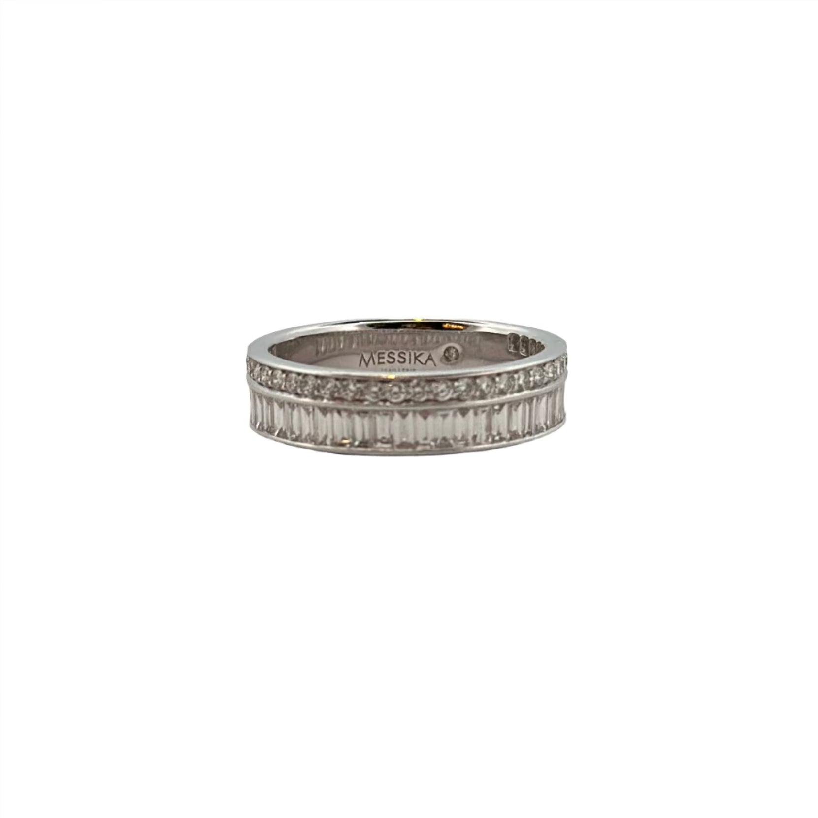 Bague MESSIKA Alliance Liz en or blanc et diamants
