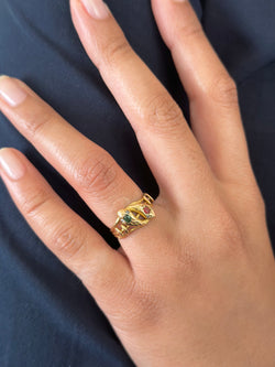 Bague Serpents en or jaune
