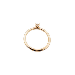 Bague Solitaire en or jaune et diamant