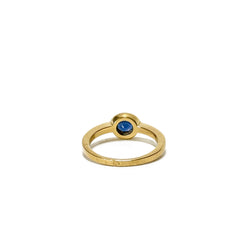Bague saphir ovale