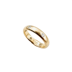 Bague Alliance CARTIER en or jaune et diamants