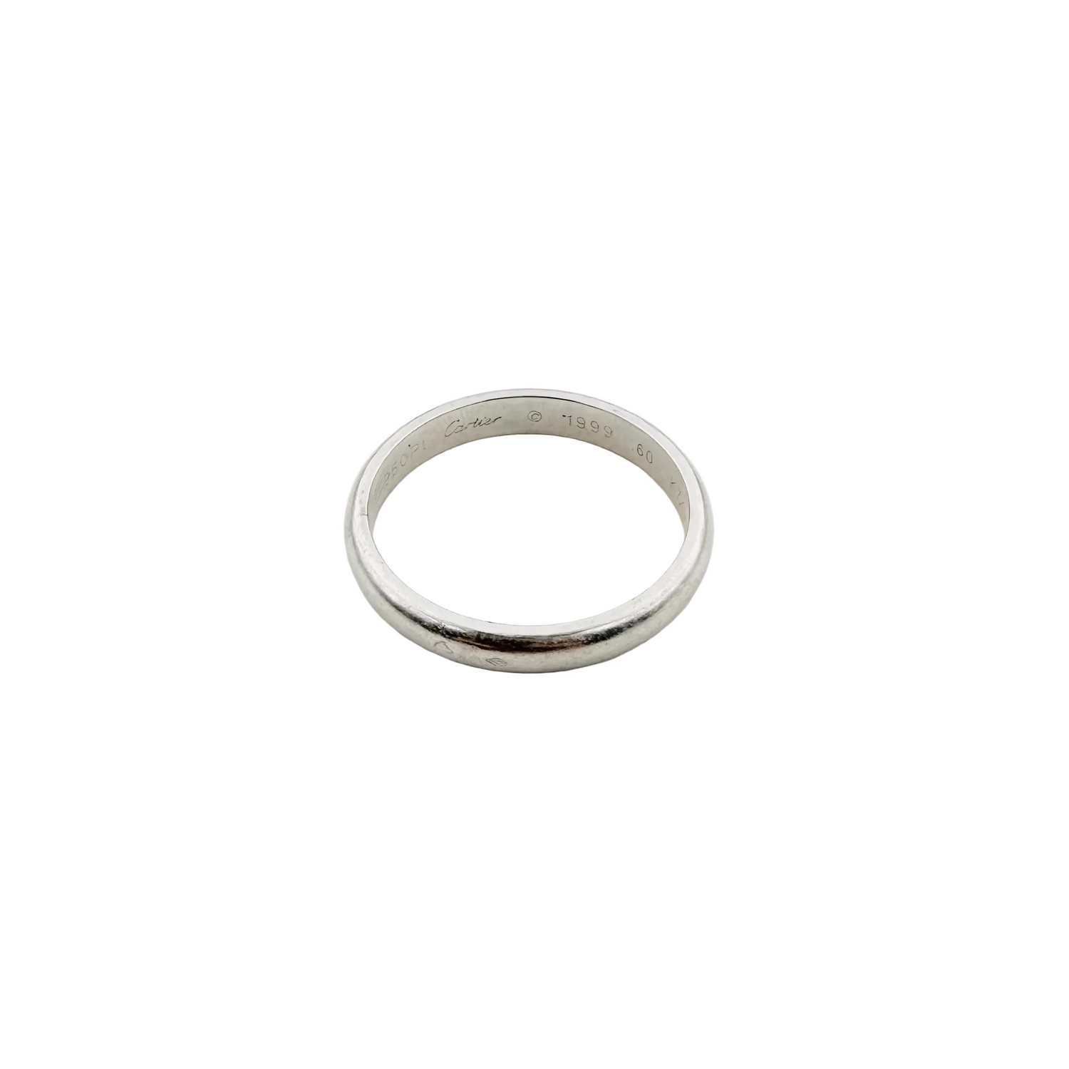 Bague Alliance CARTIER en platine