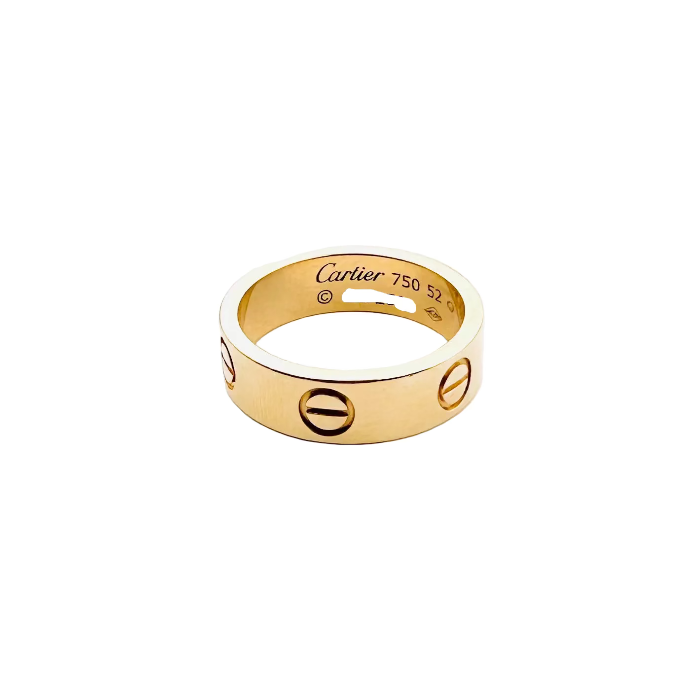 Bague Alliance CARTIER Love en or jaune