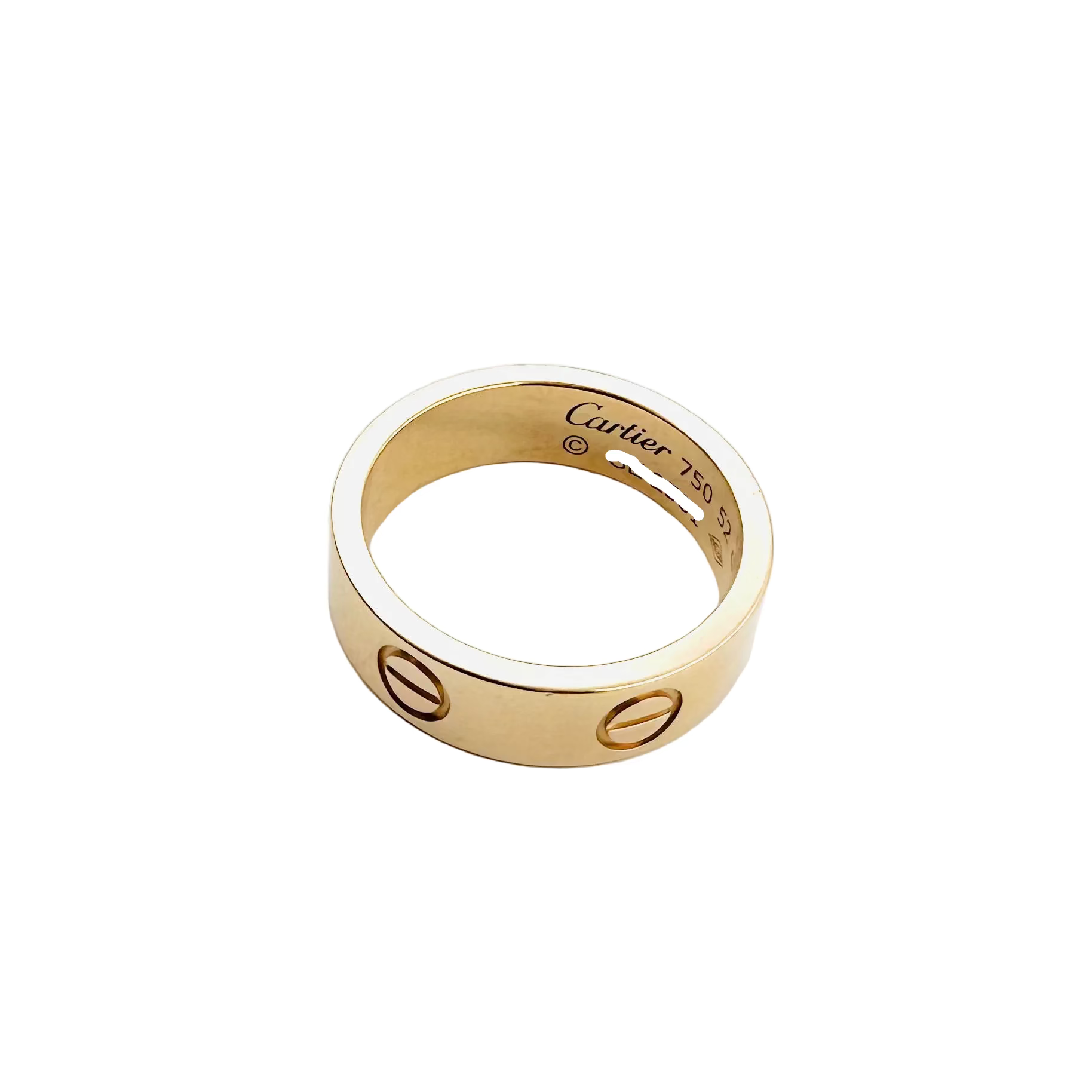Bague Alliance CARTIER Love en or jaune