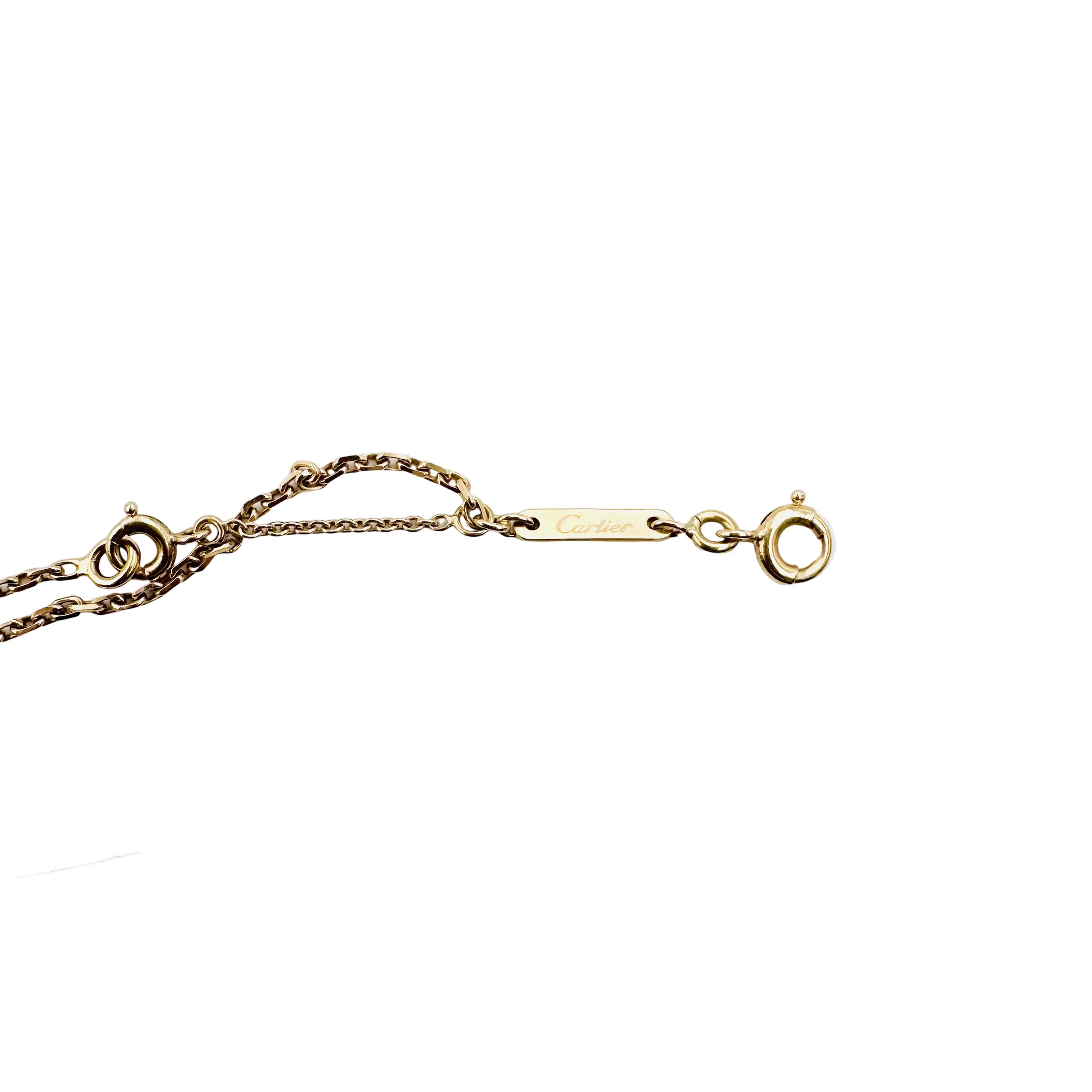 Collier Pendentif CARTIER Coeurs et Symboles en or jaune