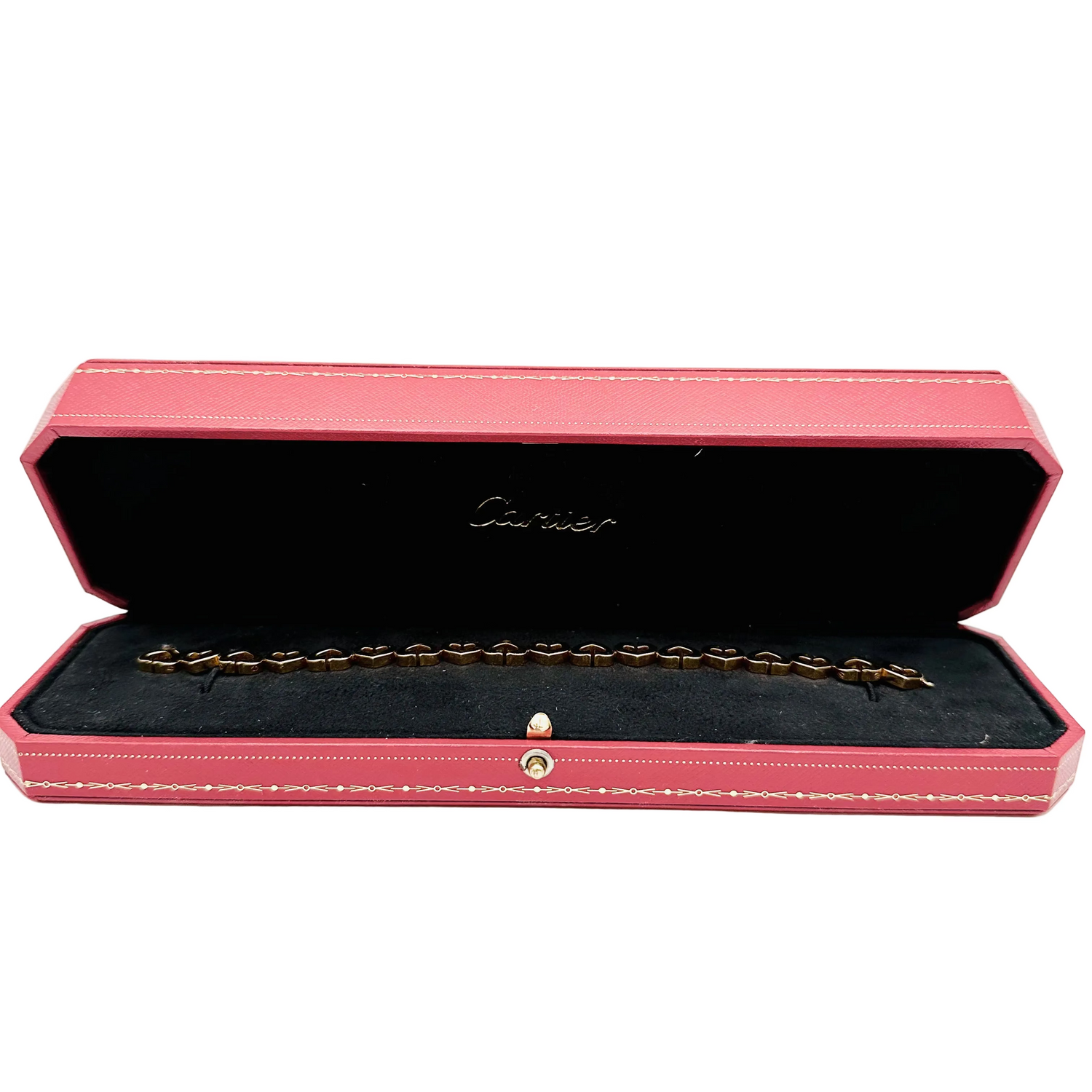 Bracelet Souple CARTIER Coeurs et Symboles en or jaune