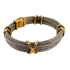 Bracelet FRED Force 10 en or jaune et acier