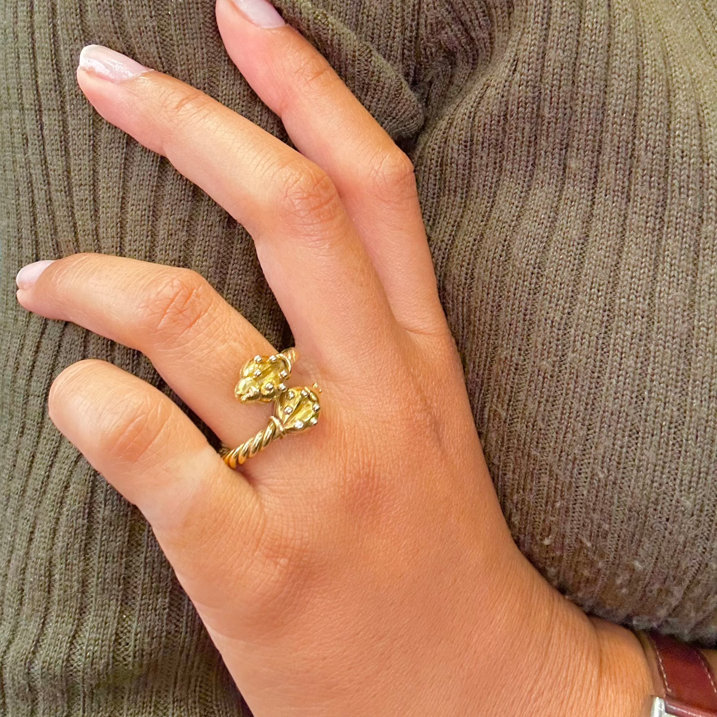 CHOPARD You and Me Ladybugs ring in yellow gold