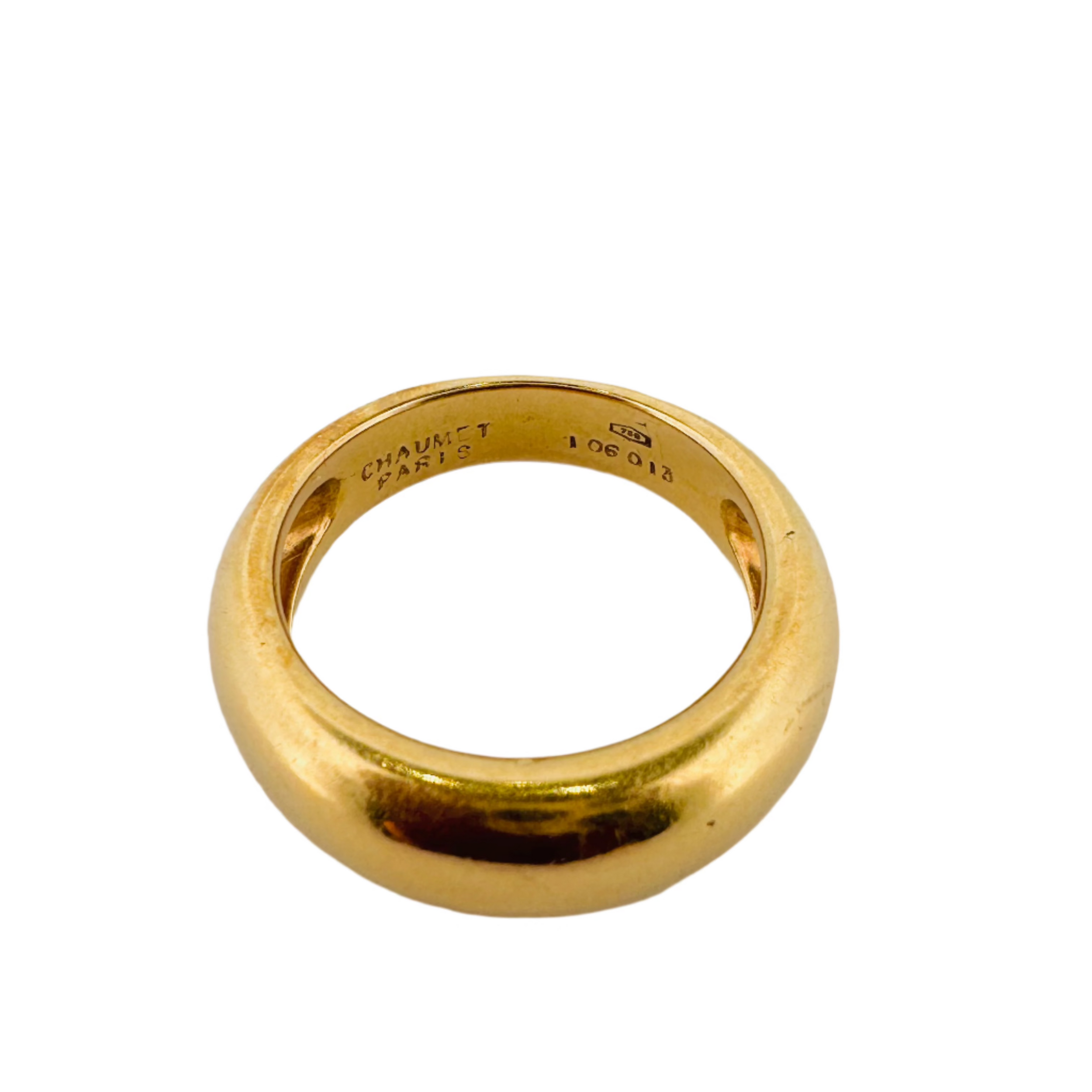 Bague Jonc CHAUMET en or jaune