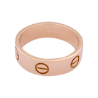 Bague Cartier, “Love”, or rose.