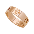 Bague Cartier, “Love”, or rose.