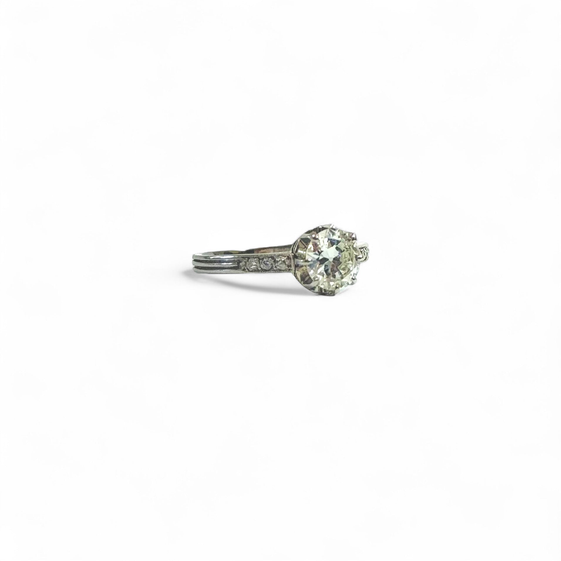 Bague solitaire diamant