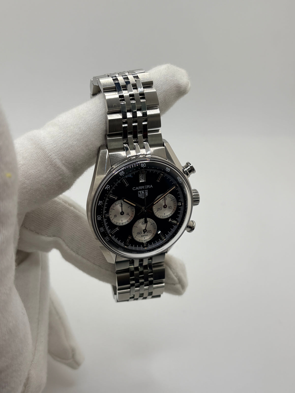 TAG Heuer "Carrera Chronograph" Watch in Stainless Steel