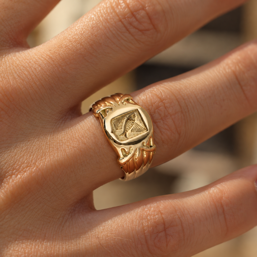 Yellow Gold Signet Ring