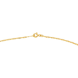 Marine Yellow Gold Link Necklace