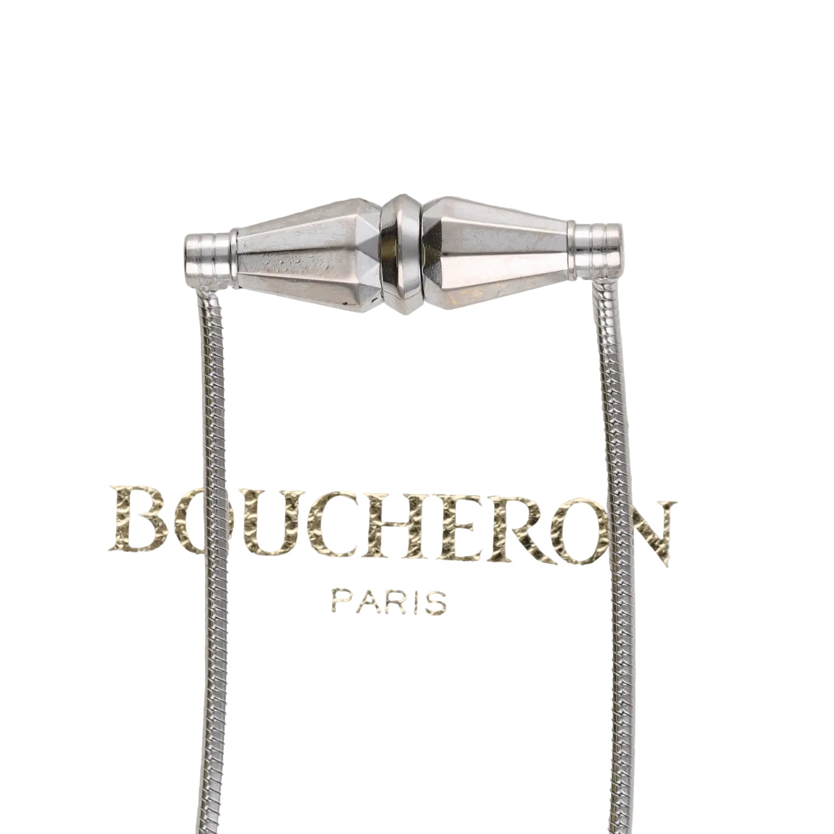 BOUCHERON "Jack 1" Flexible Bracelet in White gold