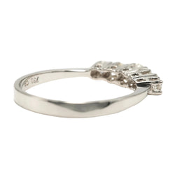 White Gold and Diamond Wedding Band