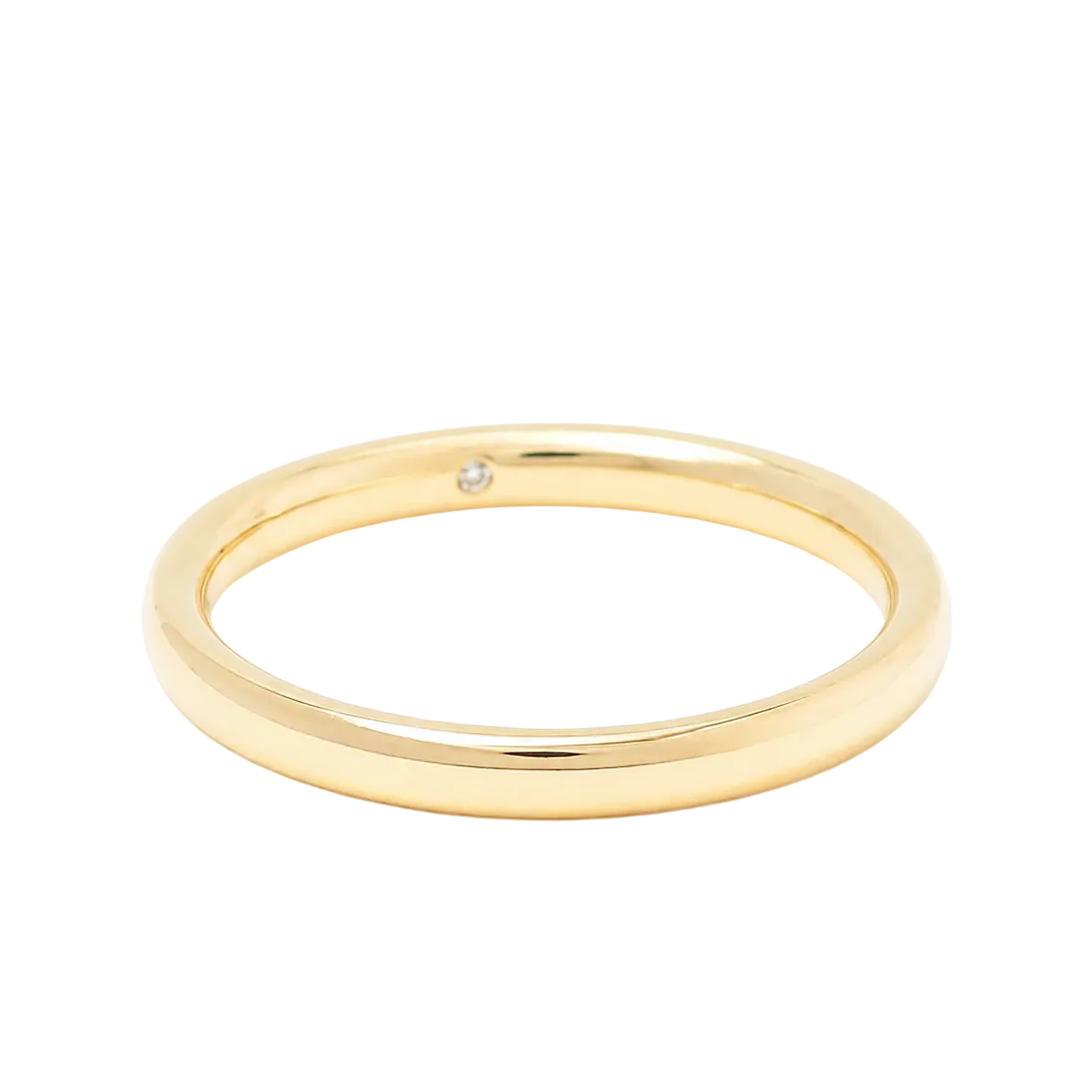 POMELLATO "Lucciole" Wedding Band in Yellow gold with Diamonds