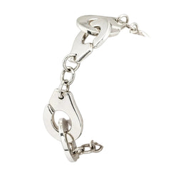 DINH VAN "R20 Handcuffs" Silver Link Bracelet