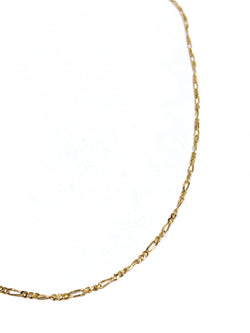 Rose gold Figaro chain