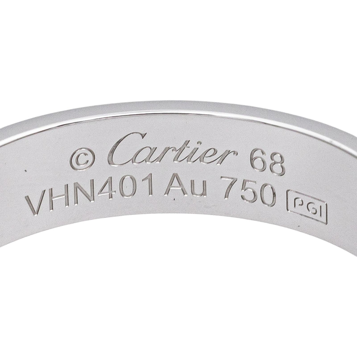 Cartier Love Ring White Gold