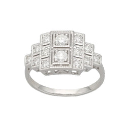 White Gold and Diamond Ring