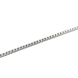 "Rivière" Necklace in White Gold and Diamonds